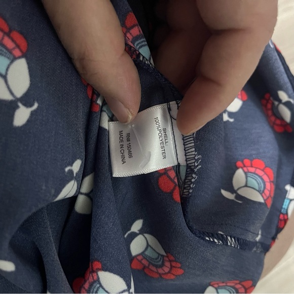 41 Hawthorn women’s Sleeveless Blouse red white blue size medium - Picture 7 of 8